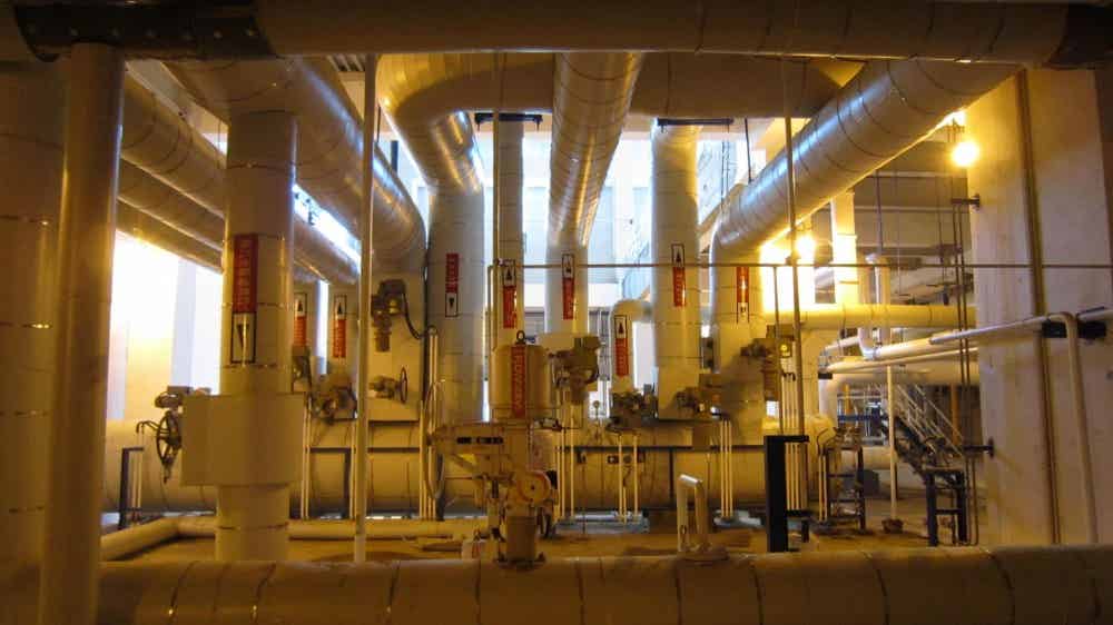 洛陽孟津華陽電廠汽機房管道保溫工程