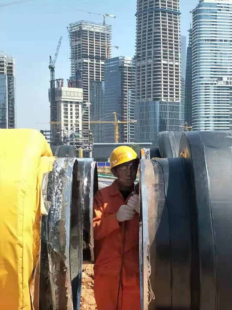 深圳前海市政5號(hào)冷站-前灣三路供冷管道安裝工程