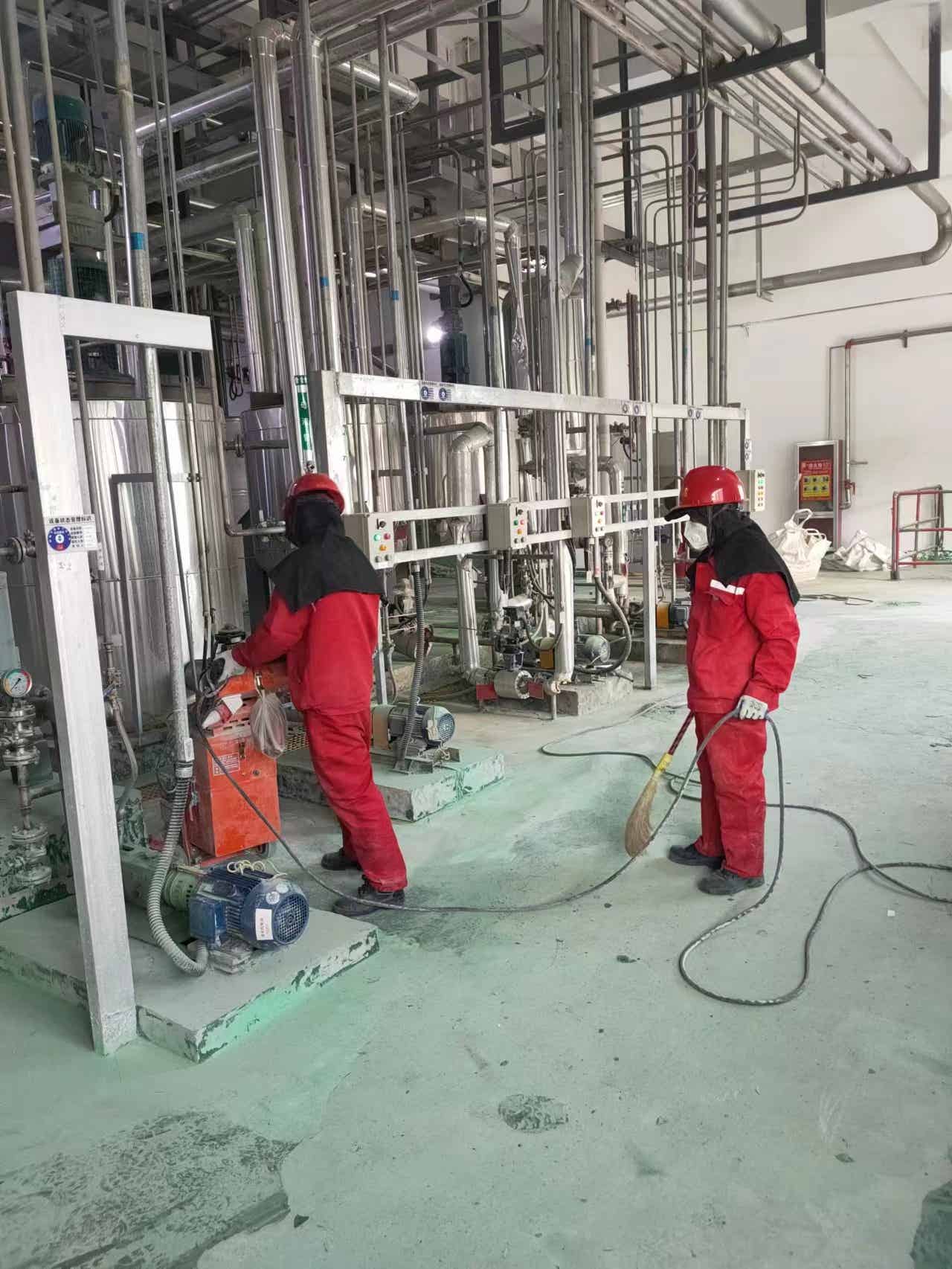 鄂爾多斯市西北能源化工有限公司環(huán)氧自流平地面防腐施工工程